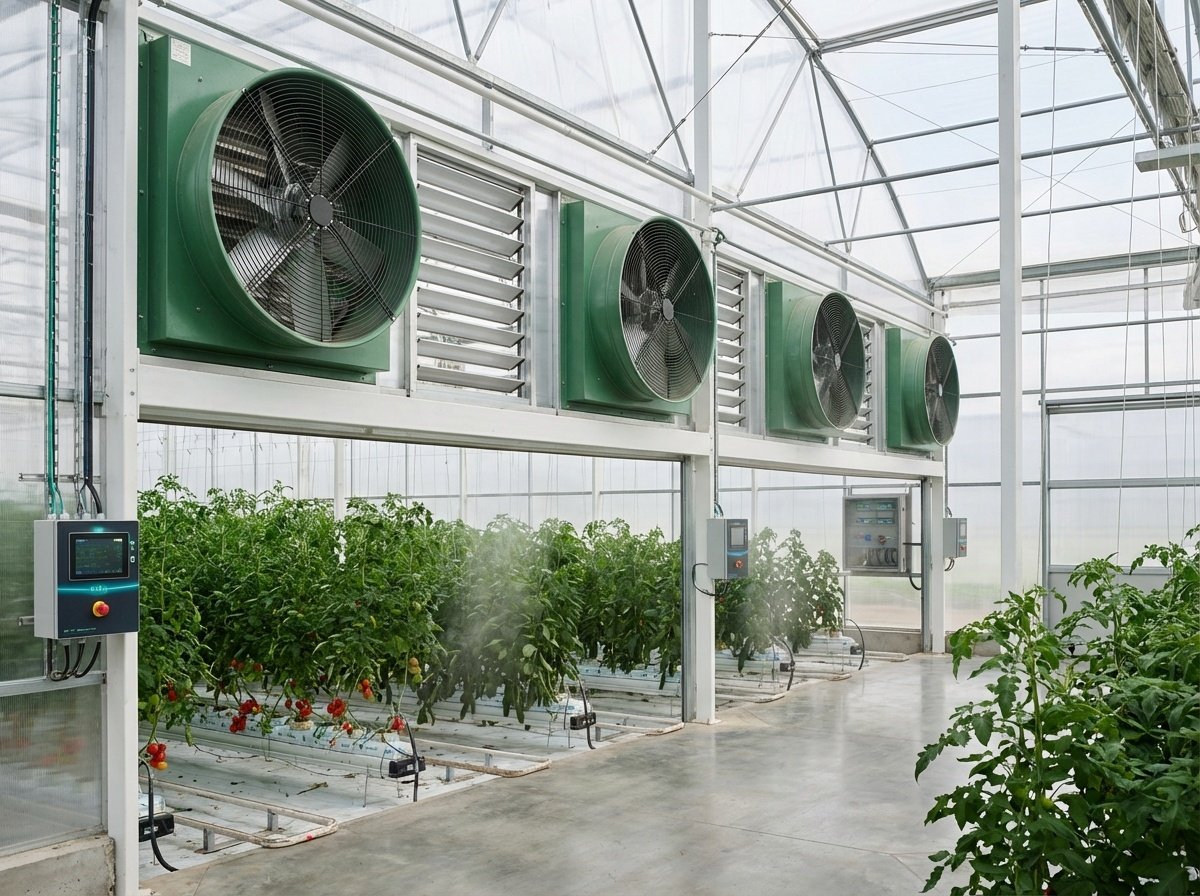 Ventilation climatique pour serres
